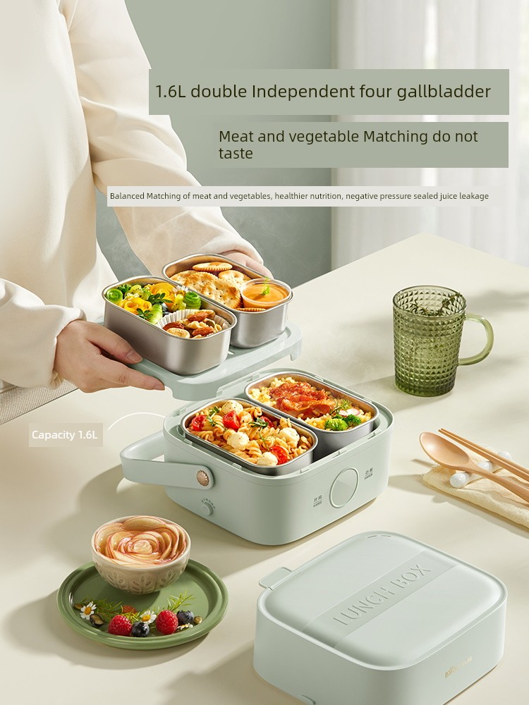 Bear Heating Plug-in Office Worker Handy Gadget Insulated Lunch Box