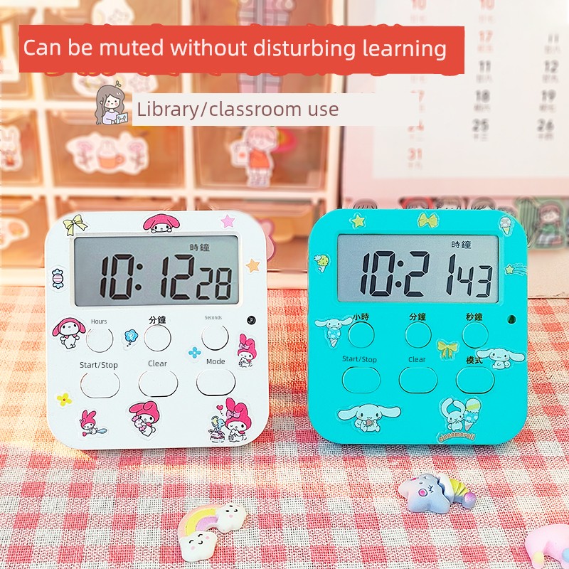INS Minimalist Timer Student Learning Self-Discipline Timer Desktop Homework Time Management Baking Reminder