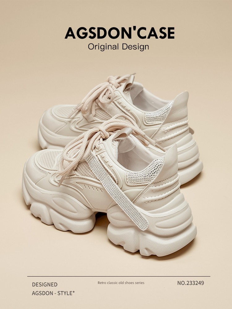 Dad Shoes Women's 2024 New Arrival Summer and Autumn Easiest for Match Small Height Increasing Feet Trendy Cool Casual Sports Shoes Hot