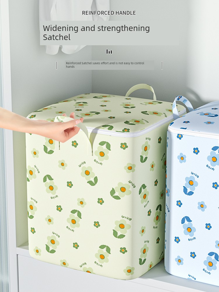 Storage Bag Organizing Folders Clothing Cotton Quilt Quilt Buggy Bag Large Capacity Clothes Luggage Moving Packing Bag Handy Gadget