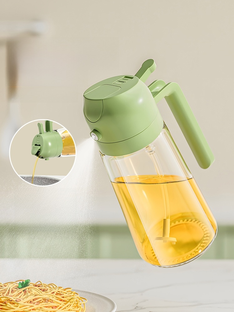 Dual-Purpose Leak-Proof Kitchen Seasoning Bottle Atomization Fuel Injector
