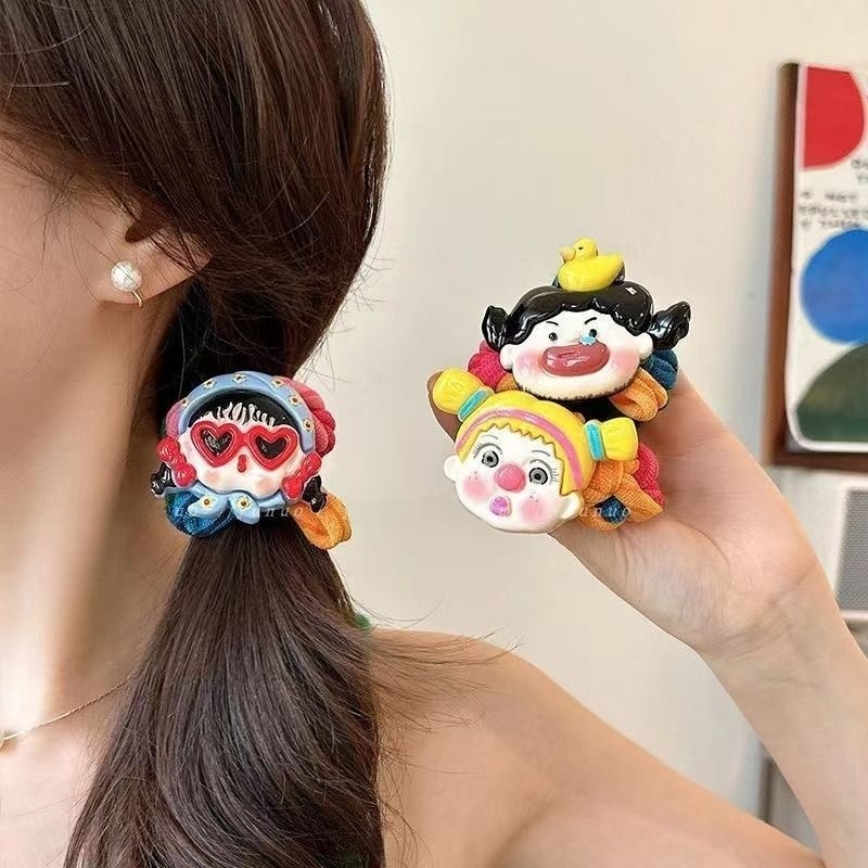 Cute Classy Rubber Band Double Ponytail Twist Braid Hair Ring
