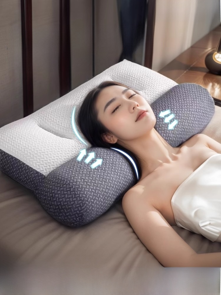 Anti-Traction Cervical Pillow Special Pillow Cervical Support Pillow Core Repair Cervical Spine Sleeping Pillow Side Sleeping Support