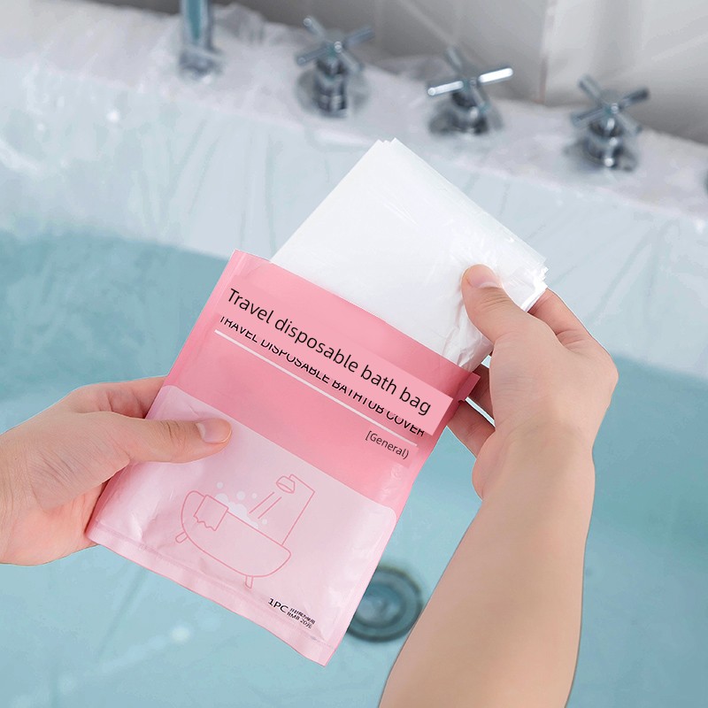 Bathtub Bag 1 Pack + Toilet Mat 5 Packs + Spray Bottle 2 PCs