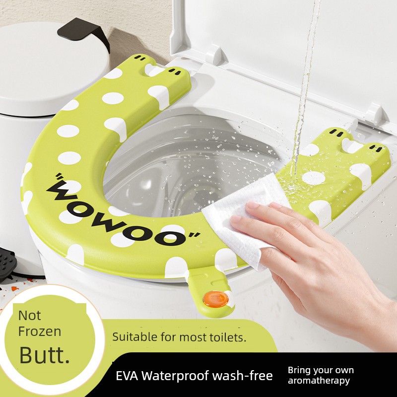 Toilet Seat Waterproof Adhesive 2024 New Arrival Toilet Aromatherapy Toilet Seat Cover Winter Toilet Seat Eva Cushion