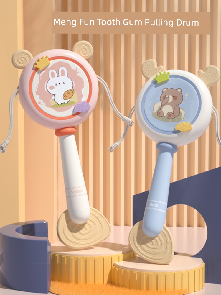 Kids Drum Toy Percussion Instrument Baby Hand Drum Rattle Drum Infant 2 Side Drum 1 1 3 Years Old 6 Months Old