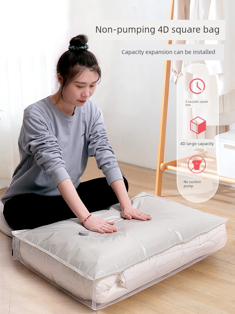 Storage Doctor Вакуумный компрессионный мешок 4D куб, плотный органайзер для одеял, мешок для переезда, удобный гаджет для хранения
