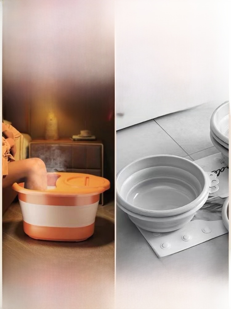 Foldable For Home Portable Massage Pedicure Foot Bath Barrel