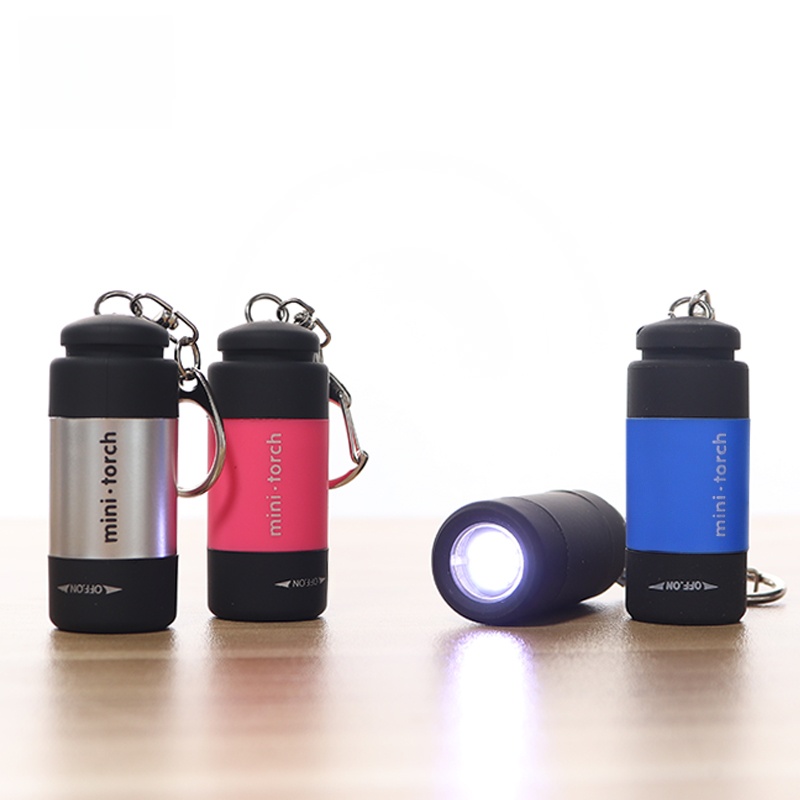 _Small Flashlight/Mini Keychain Light Strong Light Charging Small Portable Dormitory For Home Youerxuan