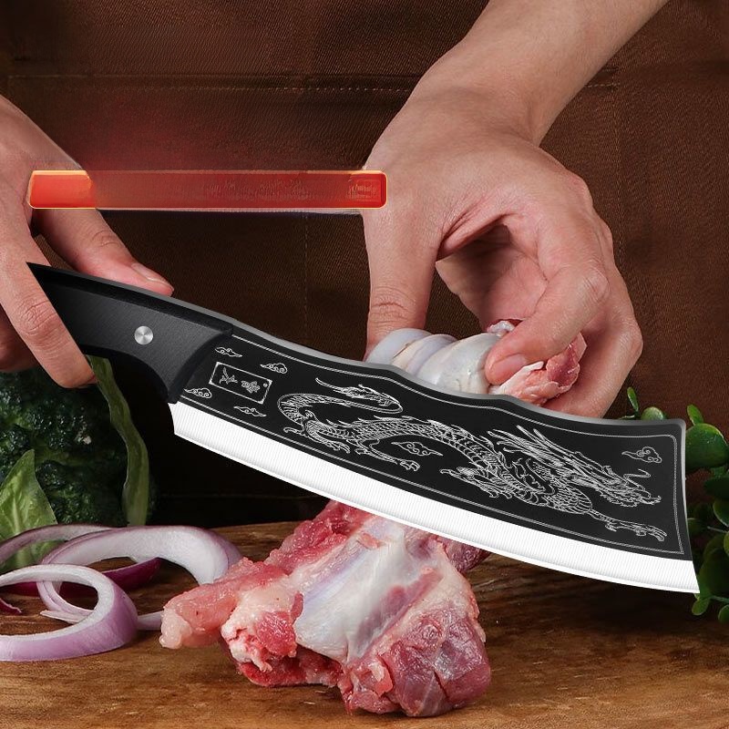 Longquan Super Fast Outdoor Sharp Forging Vegetable Cutter