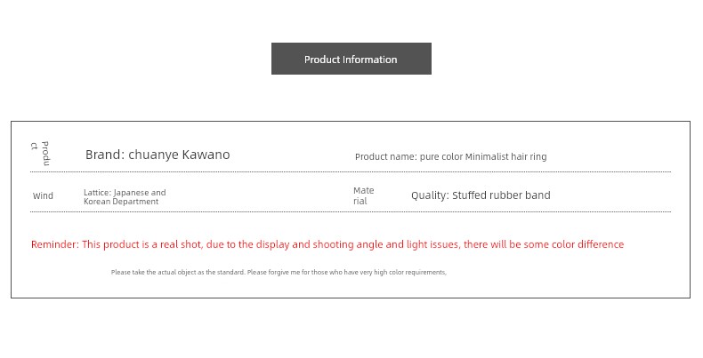 Durable High Ponytail Hair Band - Kawano
