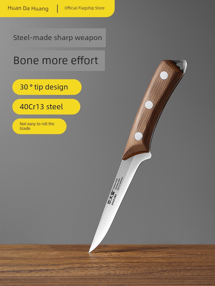 Cooker King Boning Knife Special Knife for Killing Pigs and Sheep Slaughter Stainless Steel Sharp Fruit Knife Meat Cutting Sever Knife