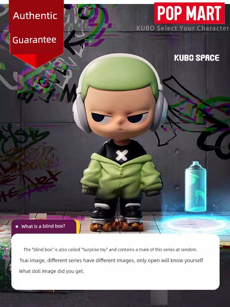 Pop Mart Kubo2 Generation Select Your Character Series Hand-Made Blind Box Fashion Play Decoration Gift
