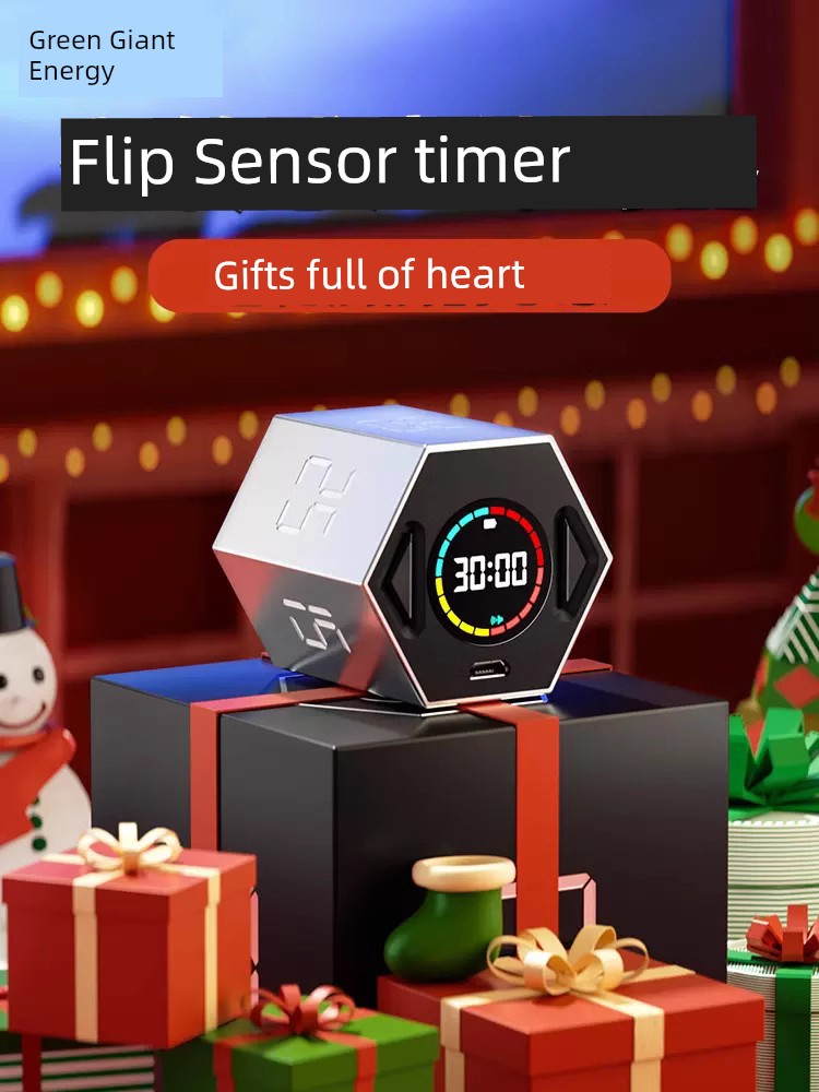 Time Small Square Timer Birthday Gift Gift for Boys and Girls for Children and Kids Opening Ceremony Practical Ideas Gift Box