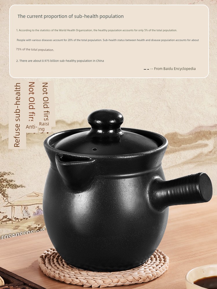 Old-Fashioned Traditional Chinese Medicine Casserole Decocting Pot Special Pot Traditional Chinese Medicine Jar For Home Medicine Pot Medicine Pot Special Cooking Medicine Jar