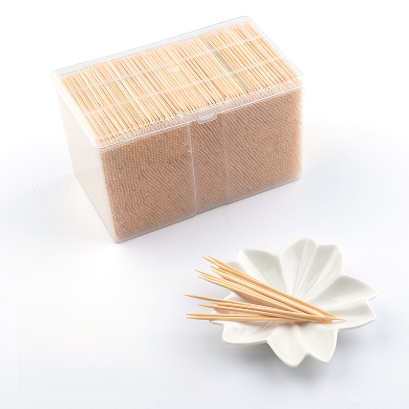 For Home Double-Headed Portable Hotel Restaurant Storage Box Bamboo