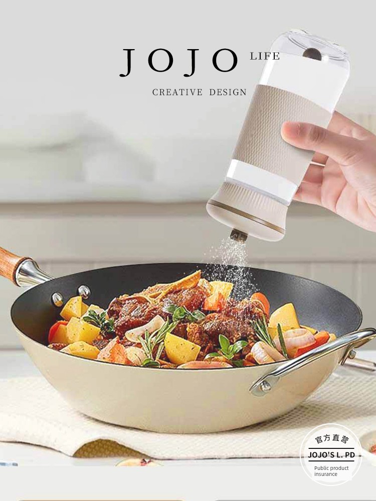 Jojo's L. Pd. Mr. Grocery. Quantitative Salt Jar Seasoning Box For Home Kitchen Saltcellar Salt Jar | Ou Qi