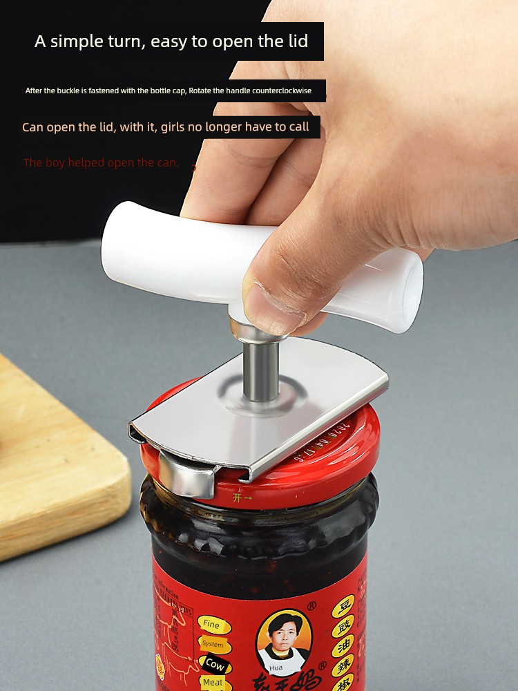 Labor-Saving Twist Cap Handy Gadget Can Openers Bottle Opener Glass Can Lid Opener Bottle Cap Opener Bottle Opener