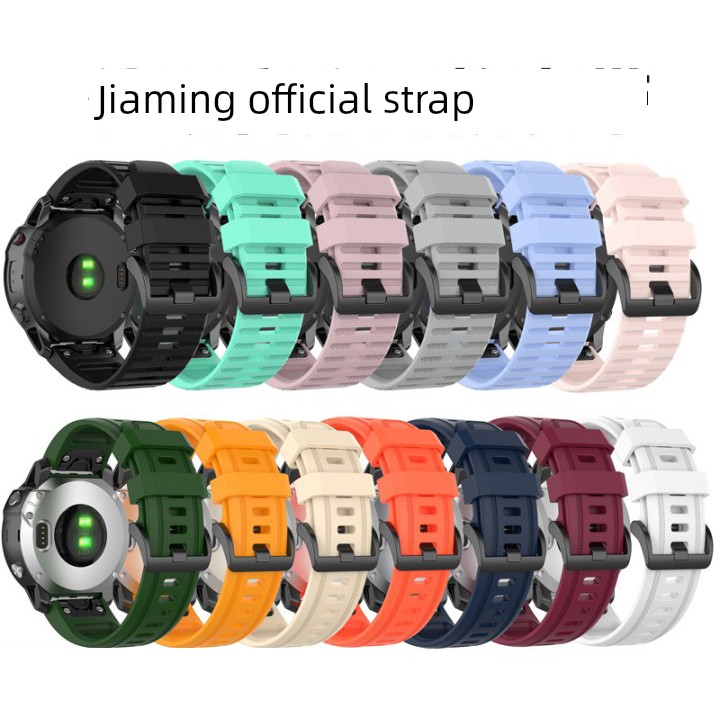 Suitable for Jiaming Garmin235 Watch 245M Watchband Accessories Fenix5 Steel Belt Replacement Belt 6xpro Instinct plus Sports Wristband Retaining Ring 945 Bracelet 935 Smart X3 Protective Case