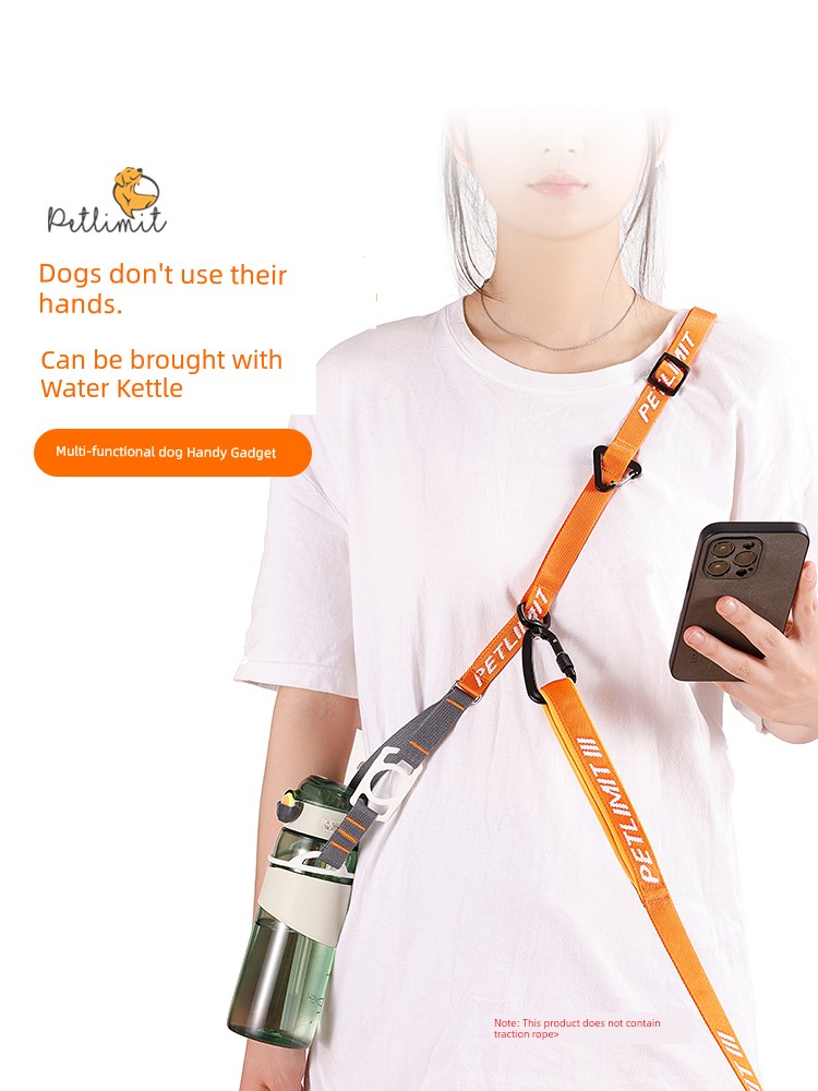 Free Hands Multifunctional Crossbody Shoulder Strap Dog Walking Artifact