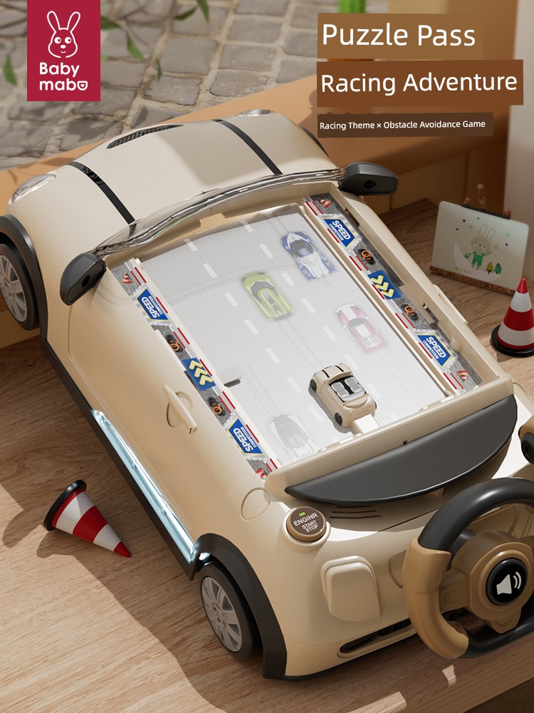 Children Education Racing Car Adventure Game Machine Toy Birthday Gift for Boy 5 Driving Car 3 to 6 Years Old 4