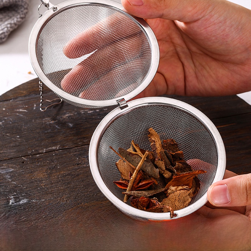 304 Stainless Steel Seasoning Ball Seasoning Ball For Home Tea Strainer Brine Seasoning Ball Seasoning Box Kitchen Small Size