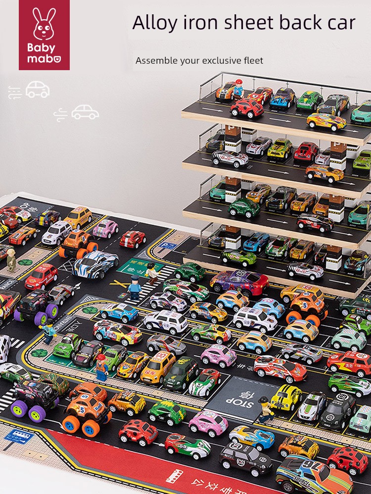 Kids Alloy Car Toy Car Boy Warrior Artificial Racing Car Model Gift Set Boy Birthday Gift