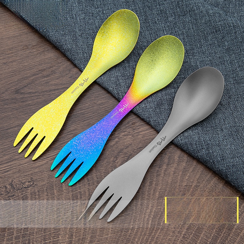 Titanium Tito Multi-Functional Camping Dual-Use Portable Spork