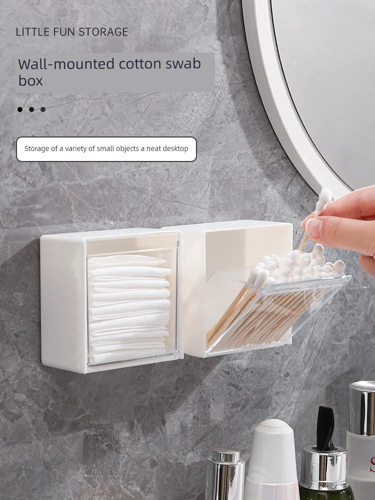 Bathroom Puff Facial Wipe Wall Hair Accessory Organizer