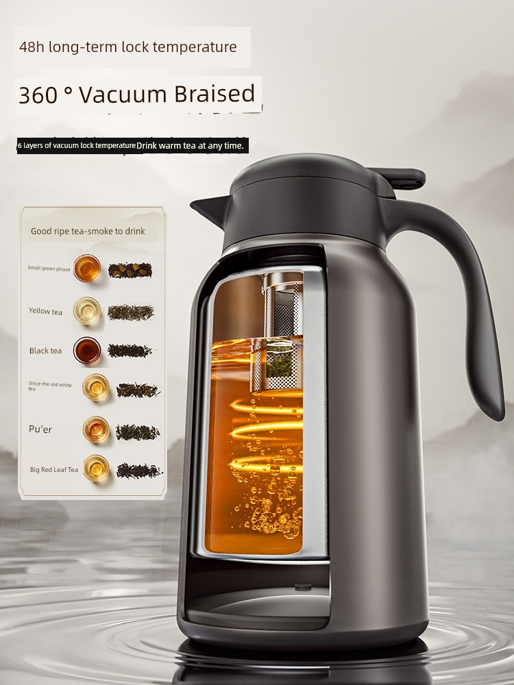 Supor Thermal Pot For Home Large Capacity Braised Teapot 2025 New Arrival Hot Water Thermos Bottle Dormitory Stainless Steel Water Kettle