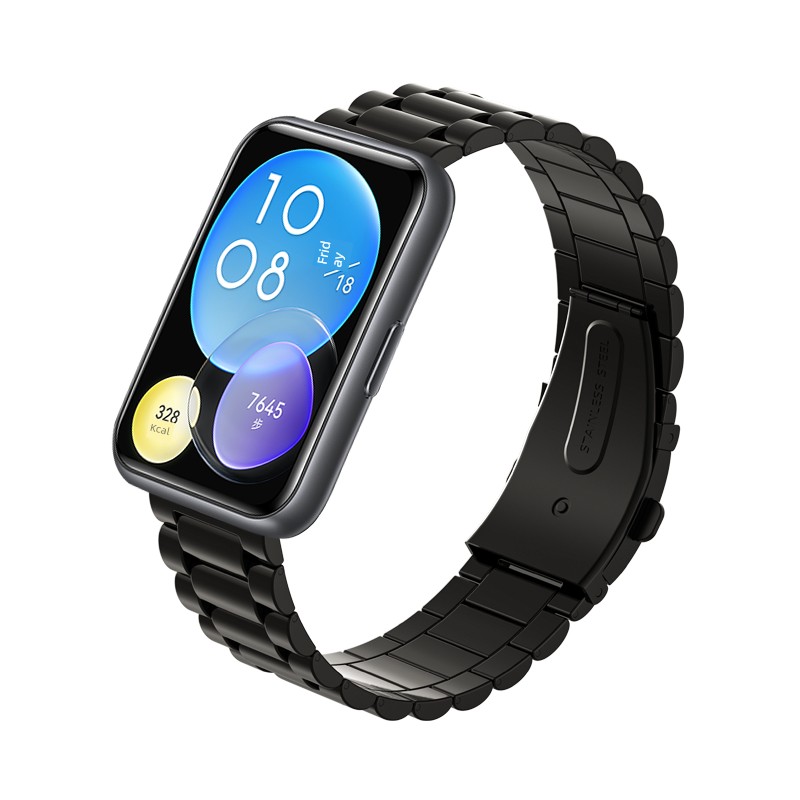 [In Stock Sale] Suitable for Huawei Watch Fit Strap Huawei Watch Fit2 Strap Smart Watches Watch Strap Milan Steel Metal Watch Band