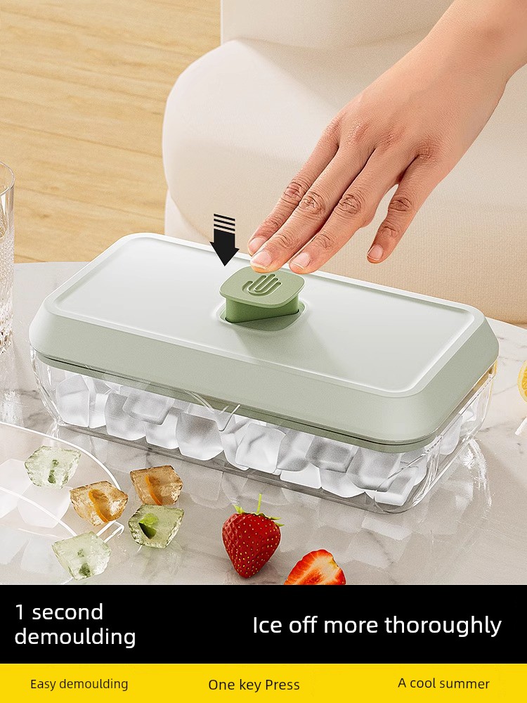 Ice Cube Mold Ice Tray Ice Cube Mold Frozen Ice Box Handy Gadget Silicone Food Supplement Frozen Grid For Home Ice Hockey