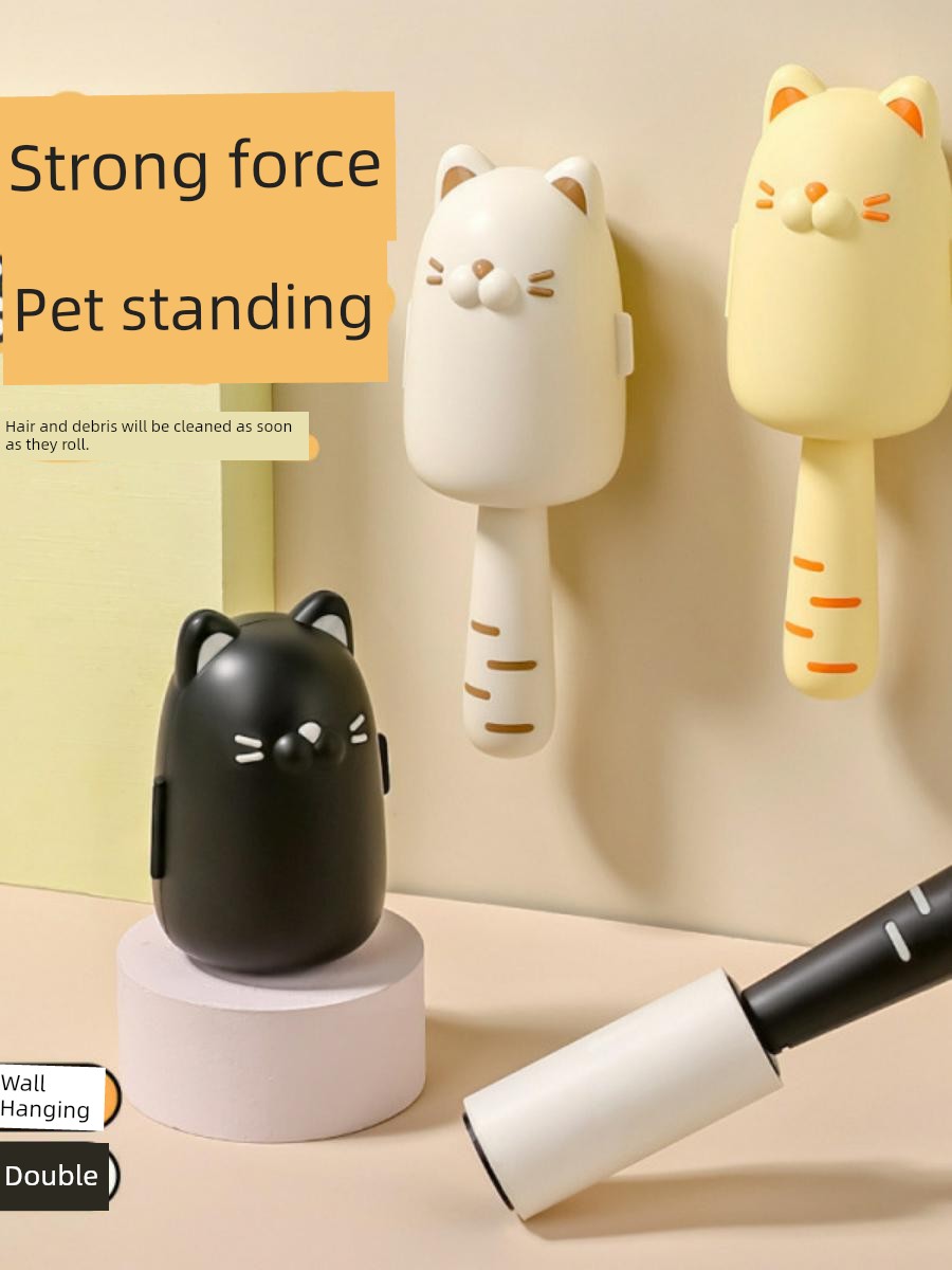 Cute Roller Lent Remover For Home Pet Lint Roller Does Not Hurt Clothing Lint Remover Lent Remover Hair Removal Dogs and Cats Sticky Plastic