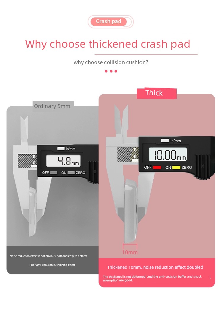 Silicone Anti-Collision Door Handle Stickers