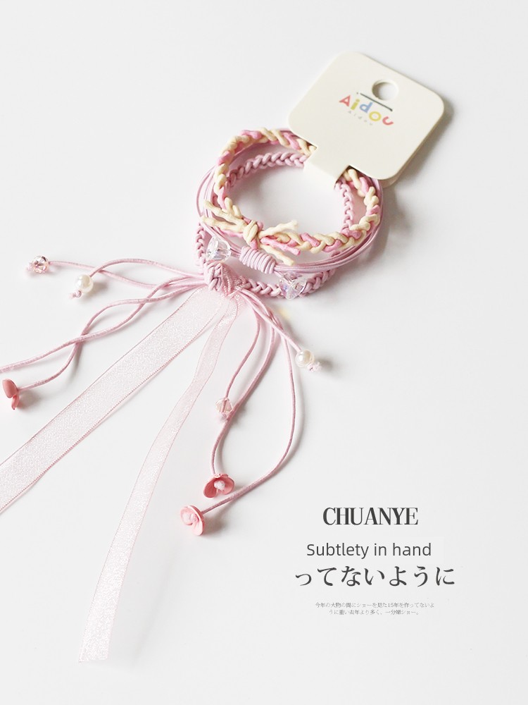 Резинка для волос Kawano Cute Rubber Band High Ponytail Flower