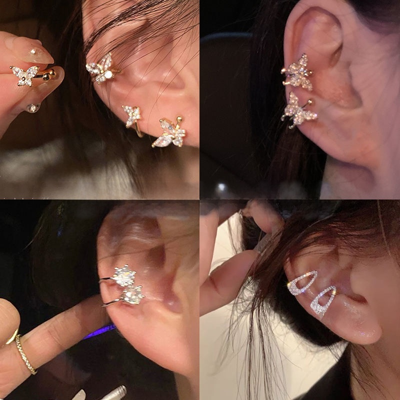 Accessible Luxury Butterfly Female Niche Style Fancy Ear Clip