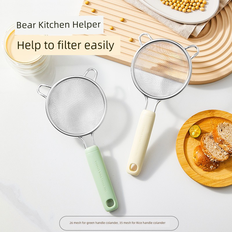 Cooker King Colander For Home Kitchen Large High Temperature Resistant Long Handle Noodles Strainer Dumpling Drain Strainer Spoon Strainer Drain Strainer