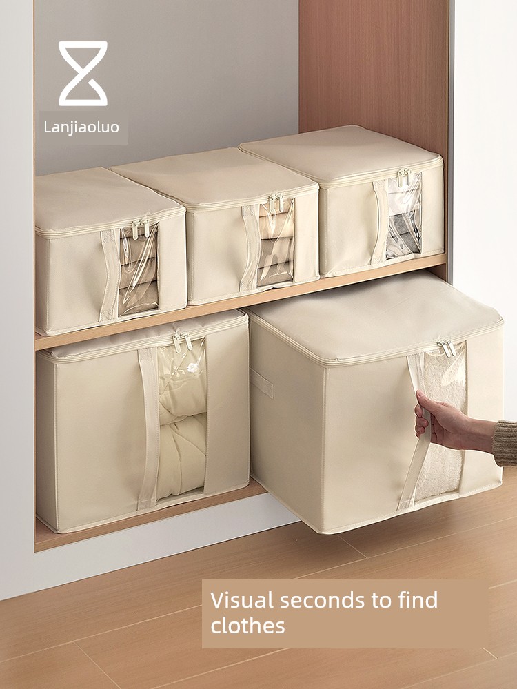Lazy Corner Clothing Storage Box Clothes Quilt Home Folding Wardrobe Organizing Storage Fabric Storage Box Large Capacity