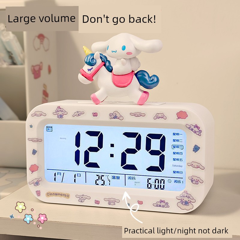 Alarm Clock Student Only Get up Handy Gadget Multi-Function Intelligent Electronic Watch Clock Kids Strong Wake-up for Boys and Girls
