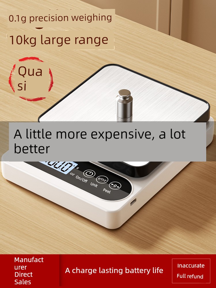 Kitchen Scale Electronic Scale Weighing Gram Number Baking Small Household Food Scale Precision Gram Weight Food Weighing Device High Precision