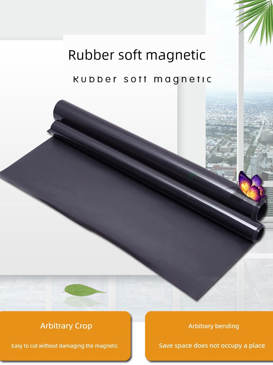Magnetic Board Creative Magnet Disc Magnetic Stickers Same Adhesive Soft Magnetic Sheet Magnetic Paste Storage Magnetic Sticker Storage Refridgerator Magnets