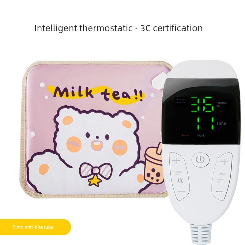 Hippie Dog Pet Electric Blanket Electric Warming Pad Dog Waterproof Electric Blanket Dogs and Cats Electric Blanket Cat Small Heating Mat Pet