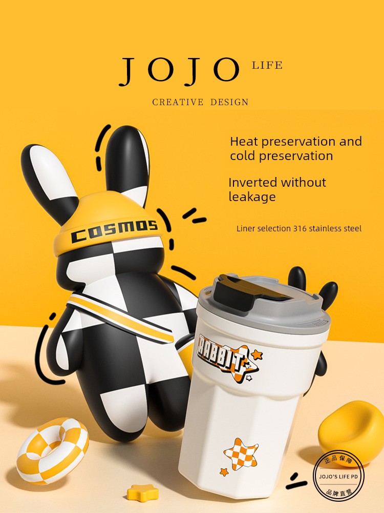 Jojo's L. Pd. Likewise. Cup Set Cartoon Stainless Steel Color Value Thermos 400Ml | First Two