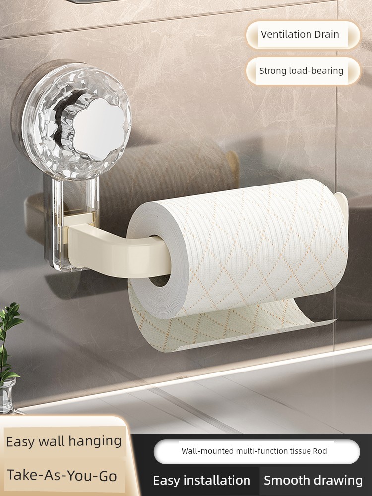 Roll Stand Face Cloth Storage Box Toilet Kitchen Sucker