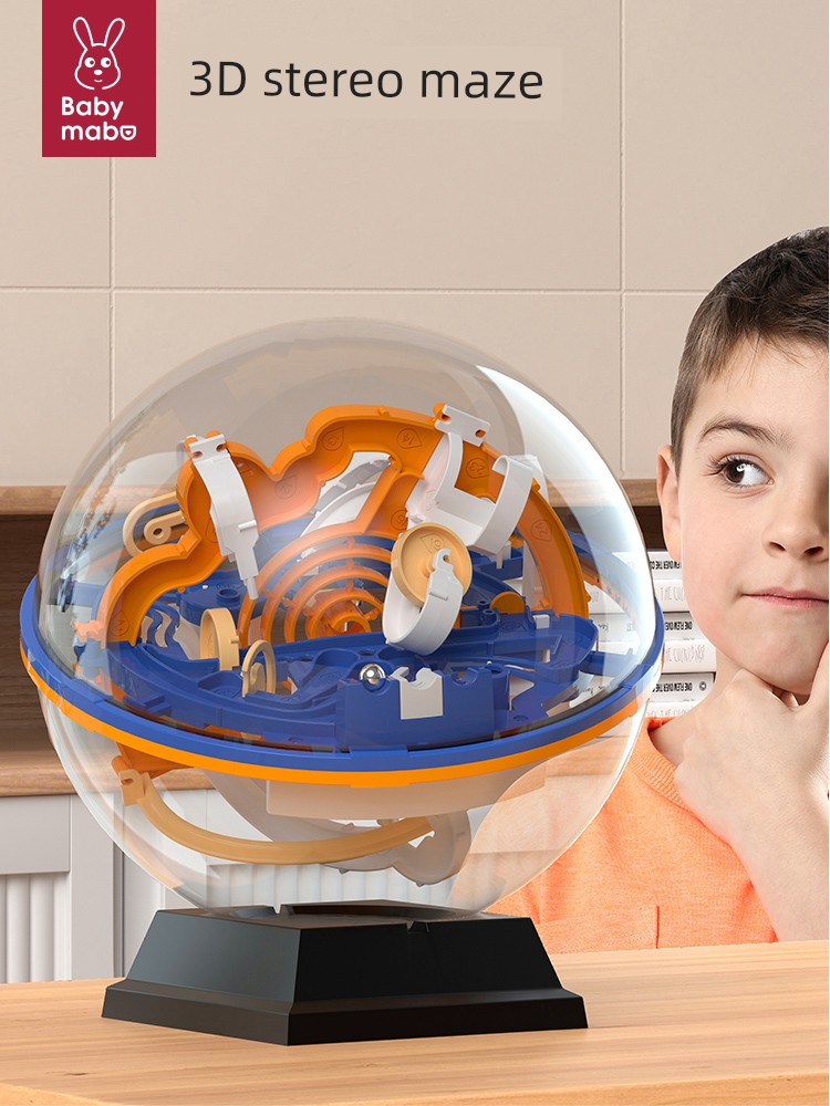 3D Magic Cube Perplexus Ball Boy's Concentration Kids Intelligence Thinking Training Toys Planet-Shaped Ball