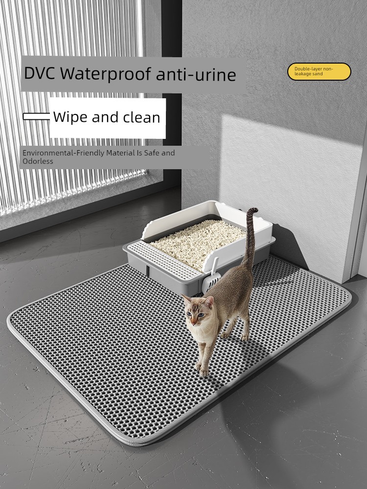 Oversized Anti-Splash Double-Layer Filter Cat Litter Pad