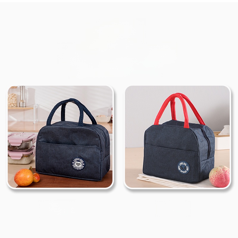 Orange Travel Environmental-Friendly Durable 1 Lunch Box Bag
