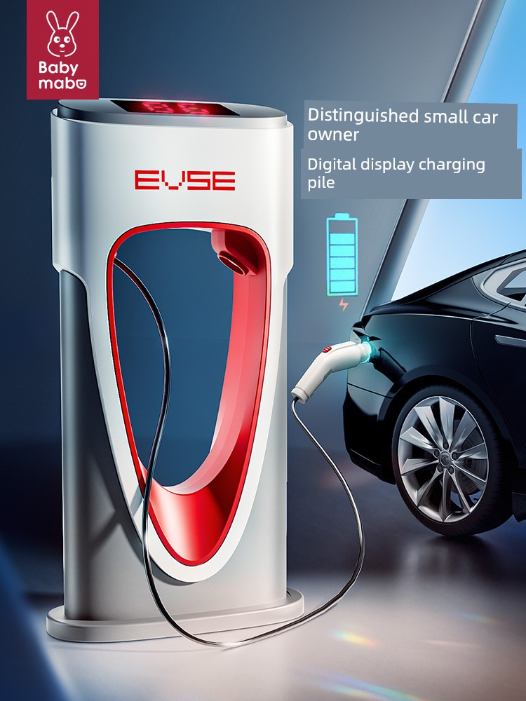 2025 New Arrival Artificial New Energy Charging Pile Model Kids Educational Toy Car Birthday Gift for 3 to 6 Years Old