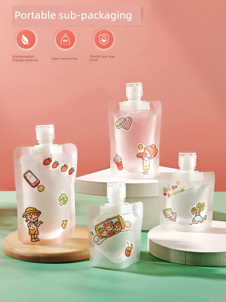 Shower Gel Facial Cleanser Travel Business Trip Squeeze Packing Bags