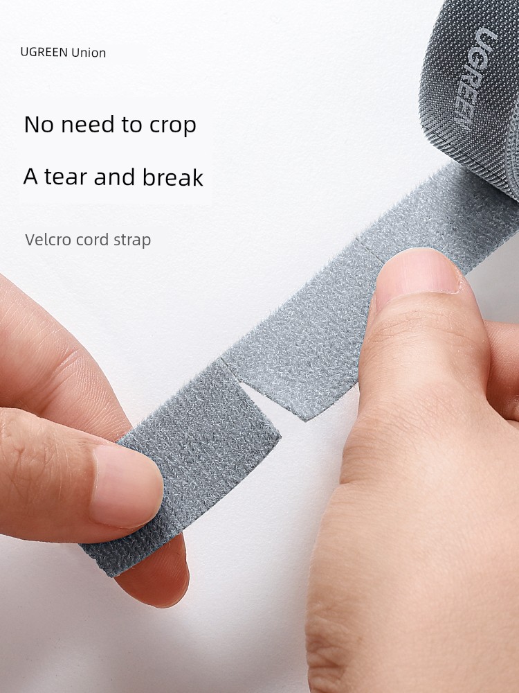 Green Link Velcro Computer Headset Storage Data Cable
